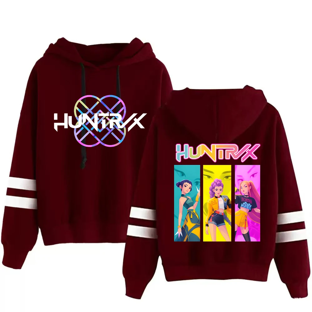 Kawaii Anime KPop Demon Hunters Polyester Hoodie 