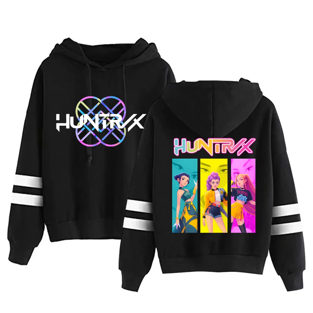 Kawaii Anime KPop Demon Hunters Polyester Hoodie 