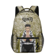 Kawaii Anime Demon Slayer Gyomei Himejima Printed Backpack Kawaii Anime Demon Slayer Gyomei Himejima Printed Backpack