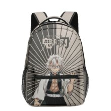 Kawaii Anime Demon Slayer Sanemi Shinazugawa Printed Backpack Kawaii Anime Demon Slayer Sanemi Shinazugawa Printed Backpack