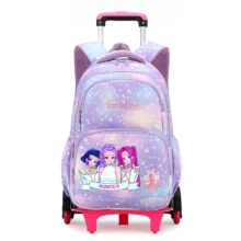 KPop Demon Hunters Kawaii Trolley Schoolbag KPop Demon Hunters Kawaii Trolley Schoolbag