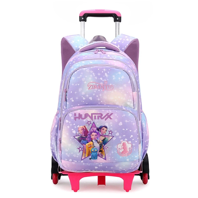 KPop Demon Hunters Anime Kawaii Trolley Backpack
