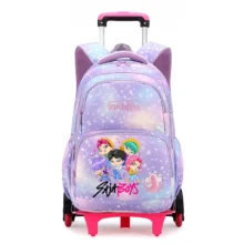 Anime KPop Demon Hunters Trolley Kawaii Schoolbag Anime KPop Demon Hunters Trolley Kawaii Schoolbag