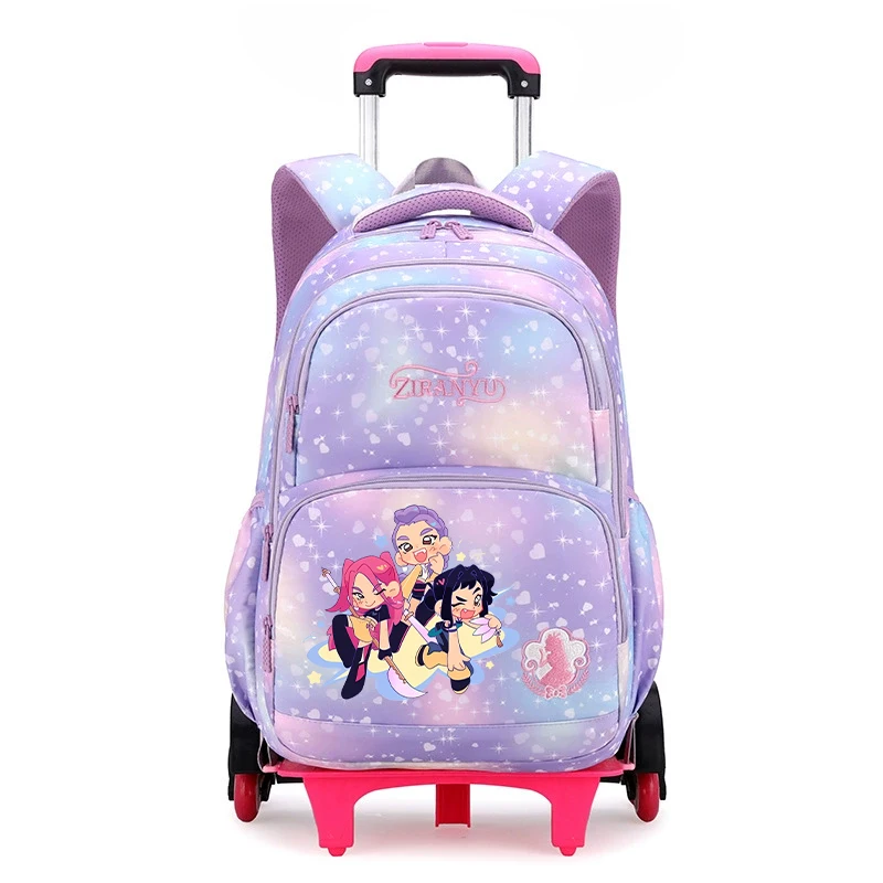 Anime KPop Demon Hunters Trolley Kawaii Backpack