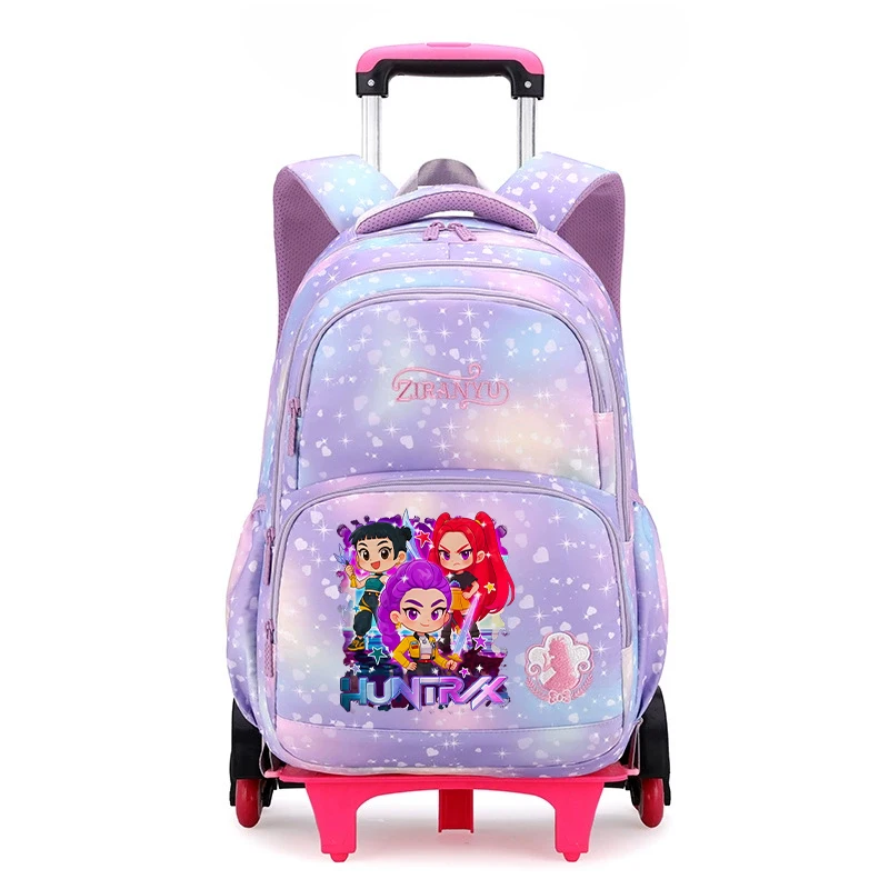 Kawaii Anime KPop Demon Hunters Trolley Backpack Kawaii Anime KPop Demon Hunters Trolley Backpack