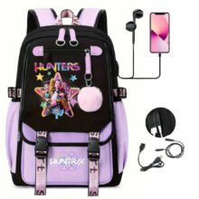 Anime Kawaii KPop Demon Hunters School Bag Anime Kawaii KPop Demon Hunters School Bag
