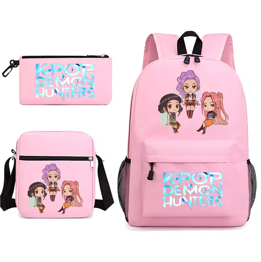 Kawaii Anime KPop Demon Hunters Waterproof Backpack