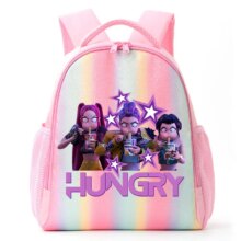 Kawaii Anime KPop Demon Hunters Polyester Backpack Kawaii Anime KPop Demon Hunters Polyester Backpack