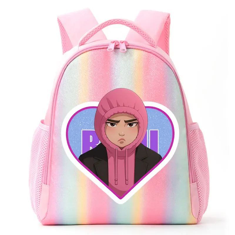 Anime Kawaii KPop Demon Hunters Rumi Rainbow Backpack