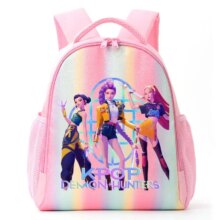 KPop Anime Demon Hunters Kawaii Rainbow Backpack KPop Anime Demon Hunters Kawaii Rainbow Backpack