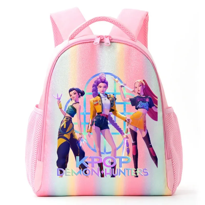 KPop Anime Demon Hunters Kawaii Rainbow Backpack