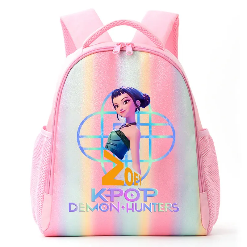 KPop Demon Hunters Kawaii Zoey Rainbow Backpack KPop Demon Hunters Kawaii Zoey Rainbow Backpack