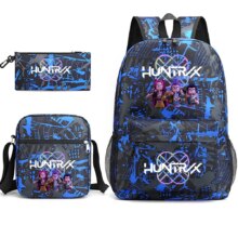 3Pcs/Set Kawaii KPop Demon Hunters Polyester Backpack 3Pcs/Set Kawaii KPop Demon Hunters Polyester Backpack