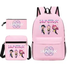 3Pcs/Set KPop Demon Hunters Kawaii Backpack 3Pcs/Set KPop Demon Hunters Kawaii Backpack