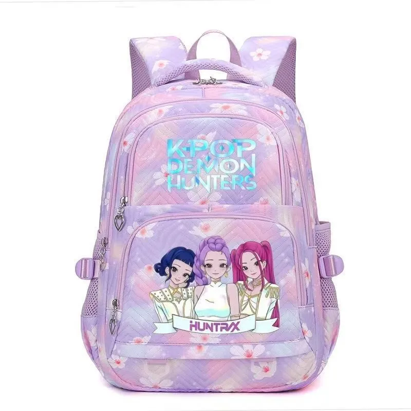 KPop Demon Hunters Kawaii Canvas Backpack
