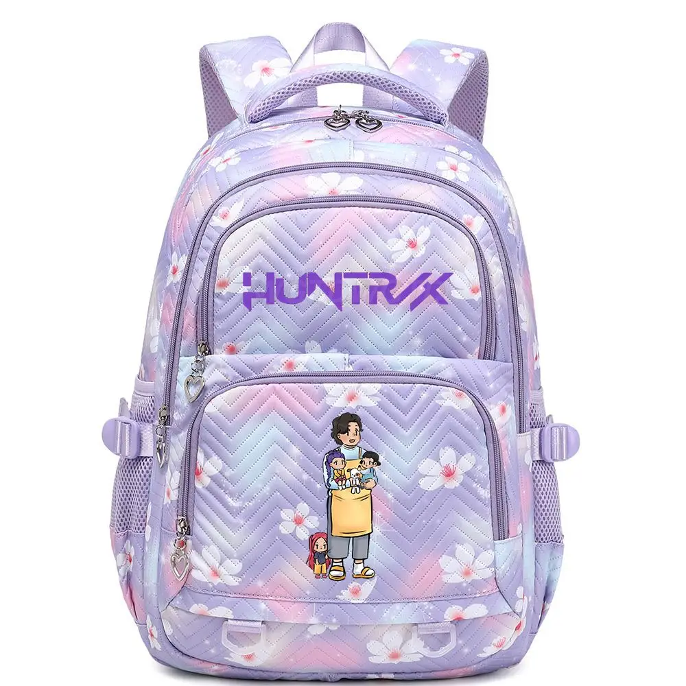 KPop Demon Hunters Character Kawaii Nylon Backpack