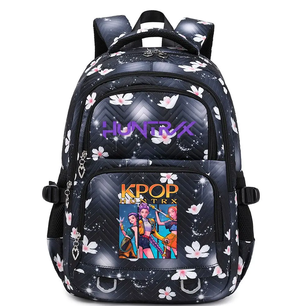 Kawaii Anime KPop Demon Hunters Character Nylon Backpack