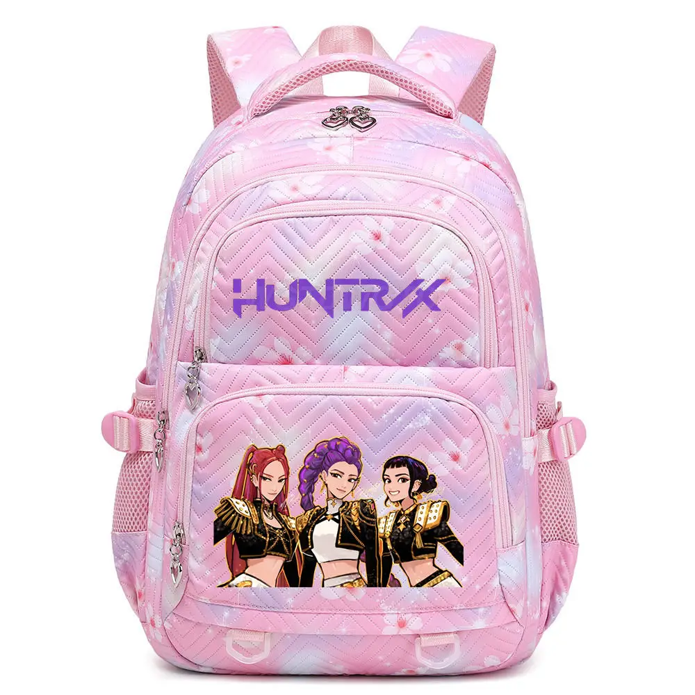 Anime KPop Demon Hunters Kawaii Character Polyester Backpack
