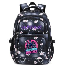 KPop Demon Hunters Kawaii Character Polyester Backpack KPop Demon Hunters Kawaii Character Polyester Backpack