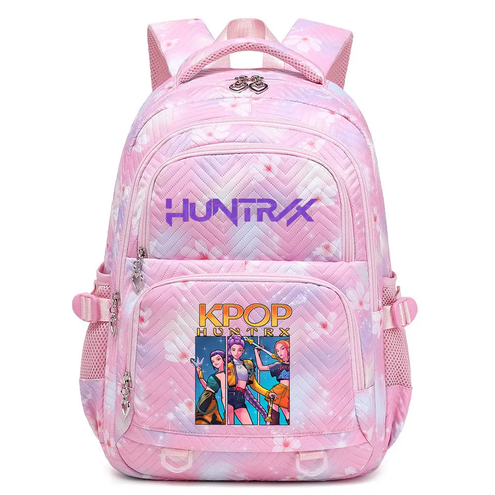 KPop Demon Hunters Kawaii Character Nylon Backpack
