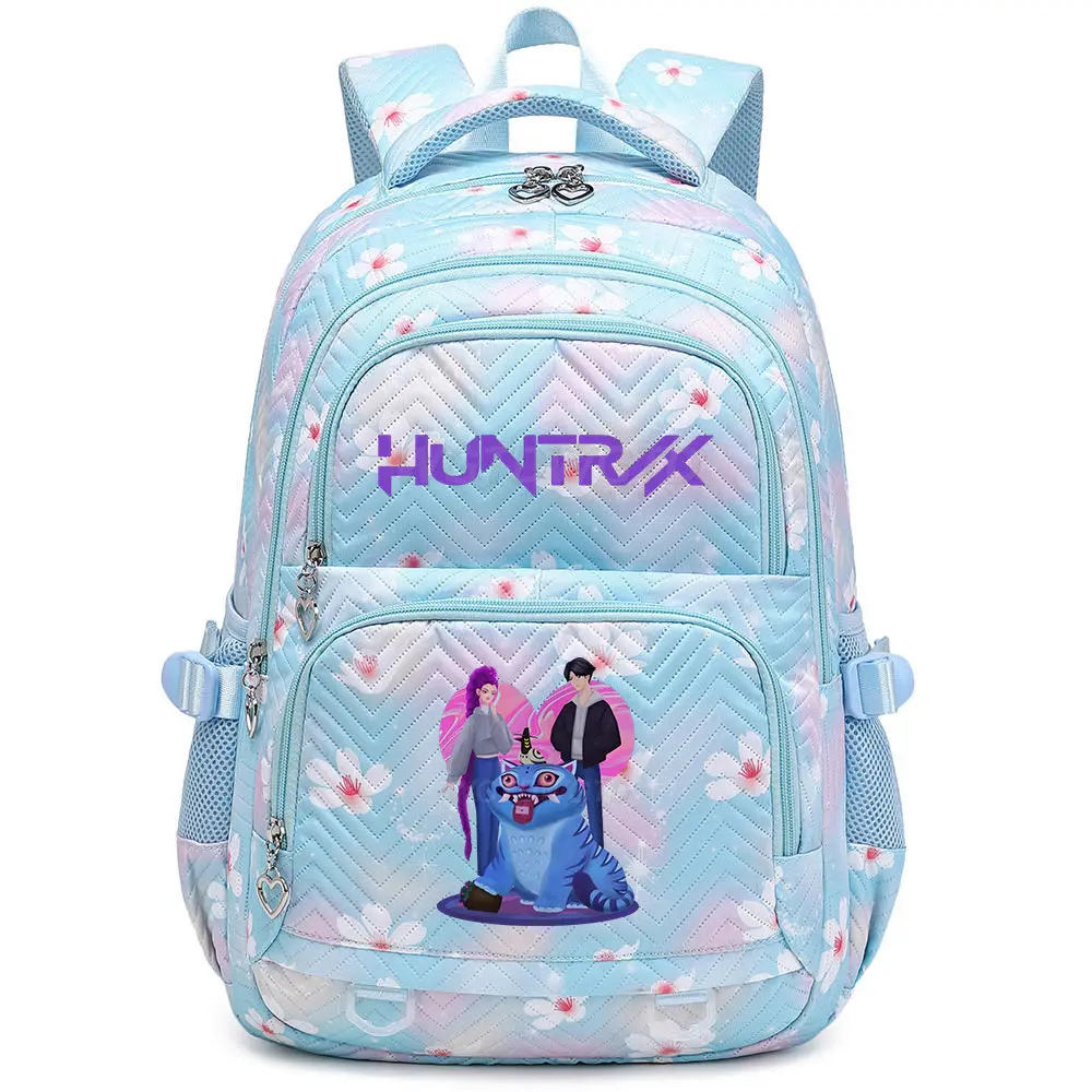 Kawaii KPop Anime Demon Hunters Character Printed Backpack Kawaii KPop Anime Demon Hunters Character Printed Backpack