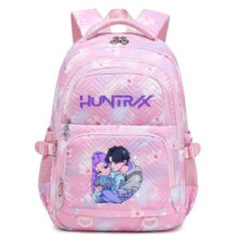Kawaii KPop Anime Demon Hunters Character Nylon School Bag Kawaii KPop Anime Demon Hunters Character Nylon School Bag