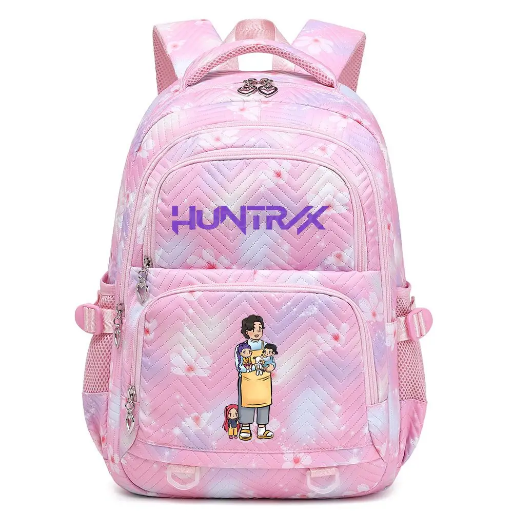 Anime KPop Demon Hunters Character Kawaii Nylon Backpack
