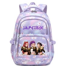 Anime KPop Demon Hunters Character Kawaii Polyester Backpack Anime KPop Demon Hunters Character Kawaii Polyester Backpack