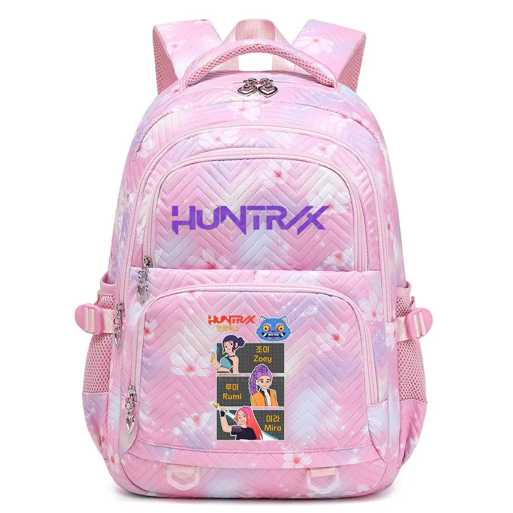 Anime Kawaii KPop Demon Hunters Character Polyester Backpack