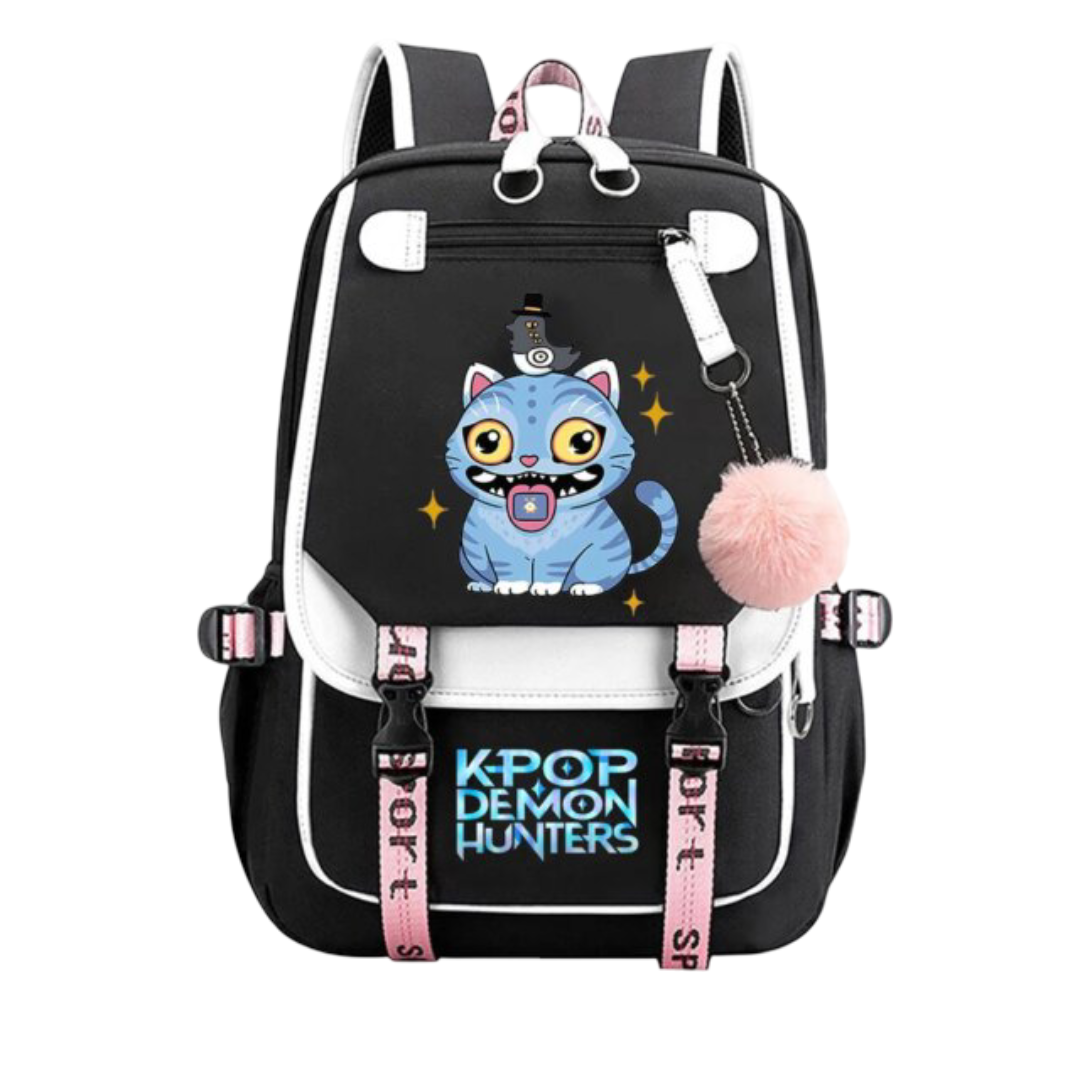 KPop Anime Demon Hunters Kawaii Derpy Tiger And Sussie Backpack