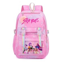 KPop Demon Hunters Saja Boys Kawaii Backpack For Student KPop Demon Hunters Saja Boys Kawaii Backpack For Student