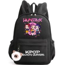 Kawaii Anime Character KPop Demon Hunters Rabbit Ear Backpack Kawaii Anime Character KPop Demon Hunters Rabbit Ear Backpack