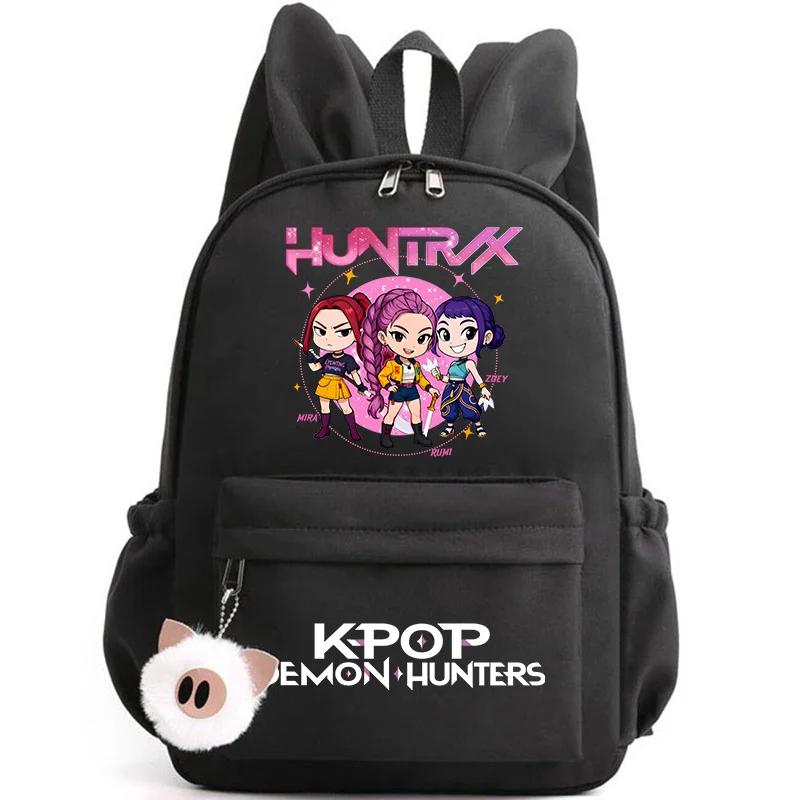 Kawaii Anime Character KPop Demon Hunters Rabbit Ear Backpack