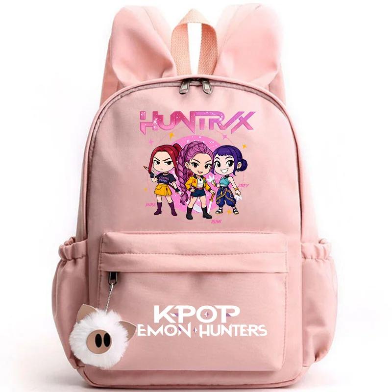 Kawaii Anime Character KPop Demon Hunters Rabbit Ear Backpack