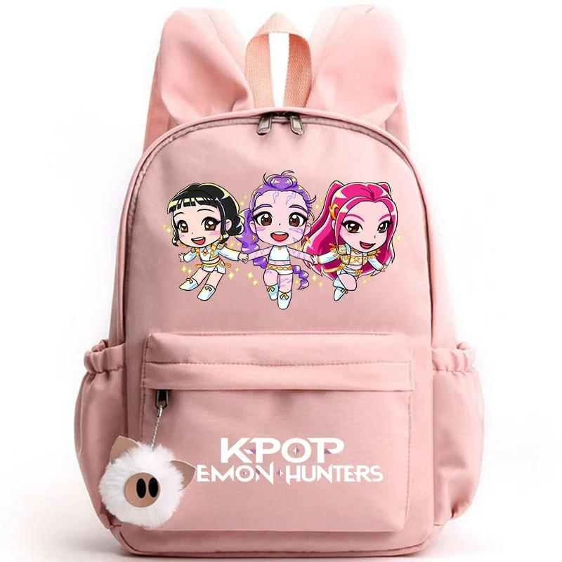 Anime Character Kawaii KPop Demon Hunters Rabbit Ear Backpack