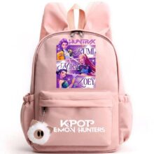 Anime Kawaii KPop Demon Hunters Print Rabbit Ear Backpack Anime Kawaii KPop Demon Hunters Print Rabbit Ear Backpack