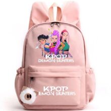 Kawaii Anime KPop Demon Hunter Printed Rabbit Ear Backpack Kawaii Anime KPop Demon Hunter Printed Rabbit Ear Backpack