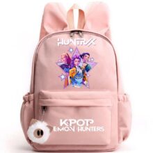 Anime Kawaii KPop Demon Hunters Nylon Rabbit Ear Backpack Anime Kawaii KPop Demon Hunters Nylon Rabbit Ear Backpack