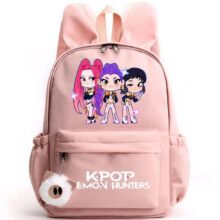 Kawaii Anime KPop Demon Hunters Nylon Rabbit Ear Backpack Kawaii Anime KPop Demon Hunters Nylon Rabbit Ear Backpack