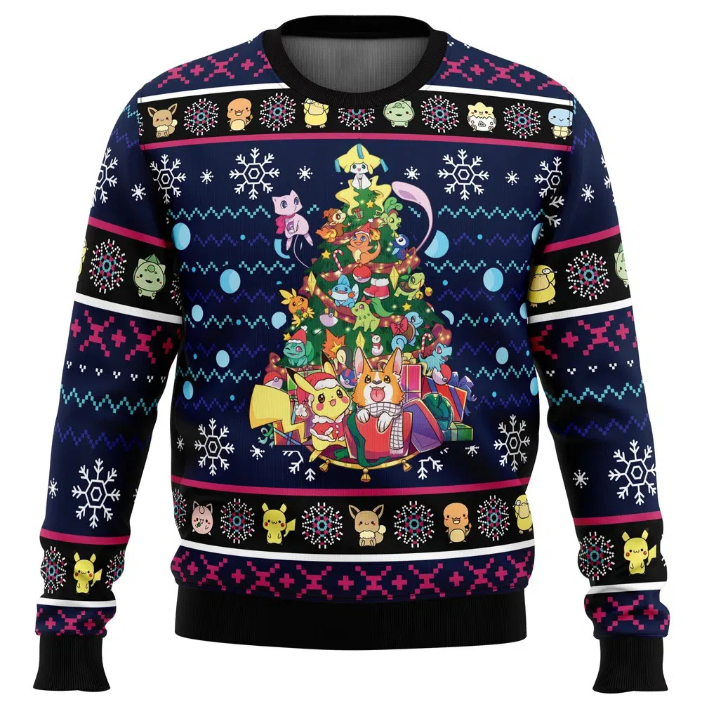 Kawaii Pokemon Character Christmas Sweater