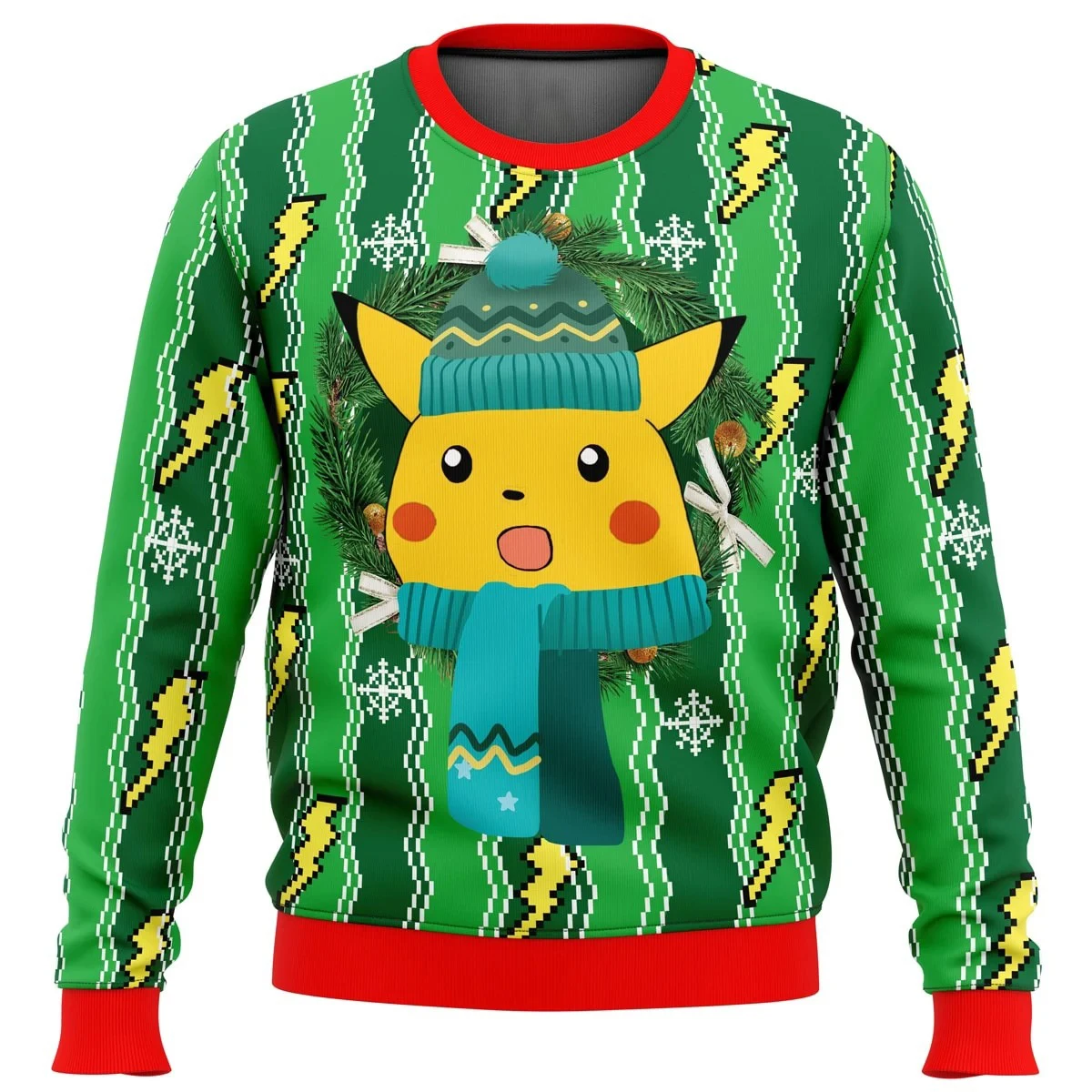 Christmas Kawaii Pokemon Pikachu Sweater