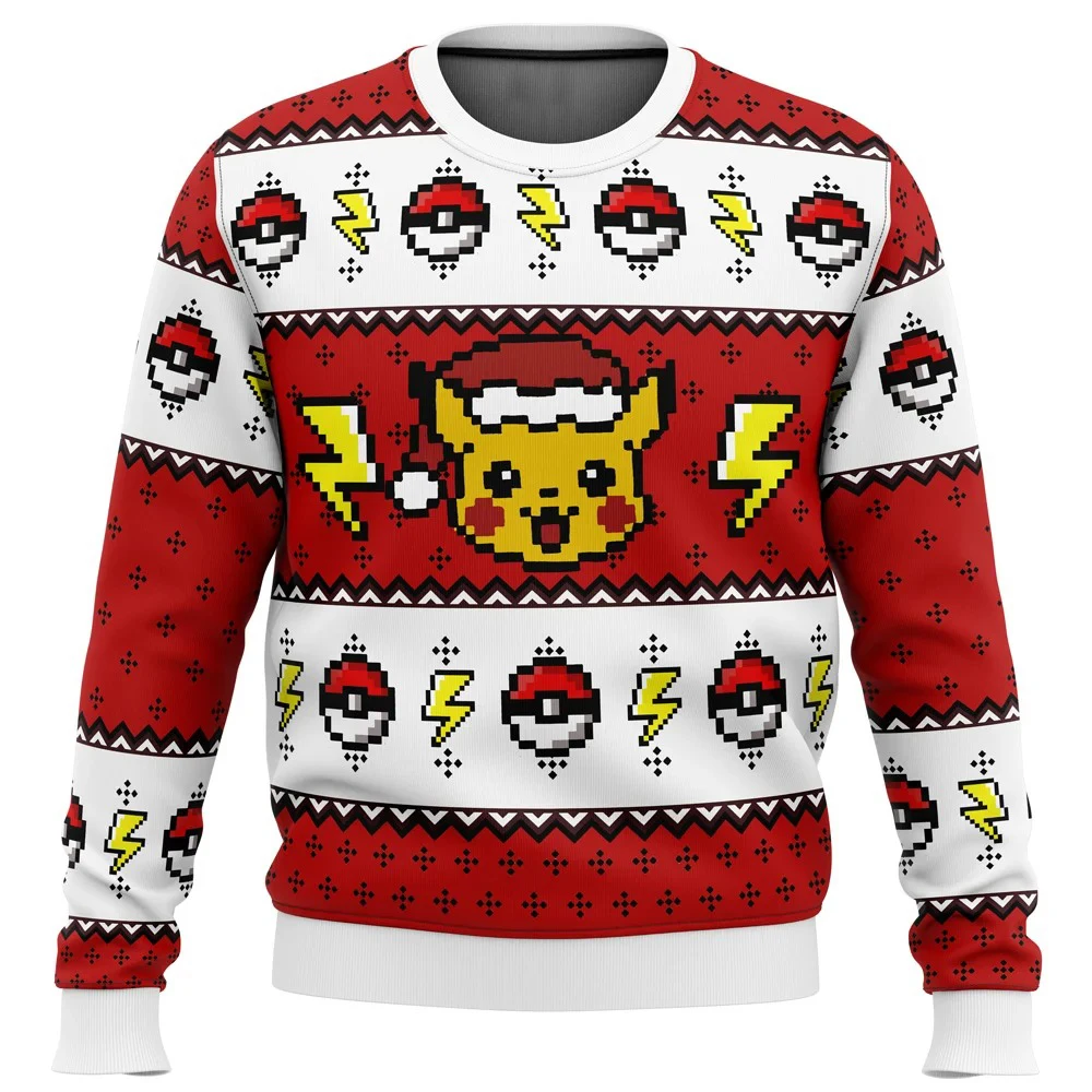Christmas Pokemon Pikachu Kawaii Sweater
