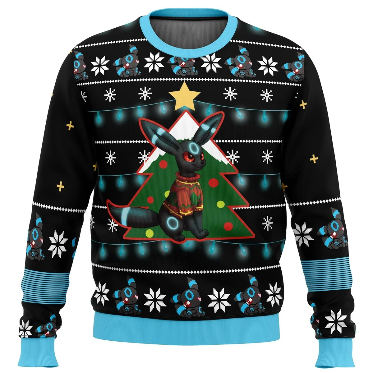 Christmas Pokemon Umbreon Kawaii Sweater