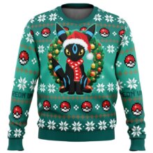 Anime Kawaii Christmas Pokemon Umbreon Sweater Anime Kawaii Christmas Pokemon Umbreon Sweater