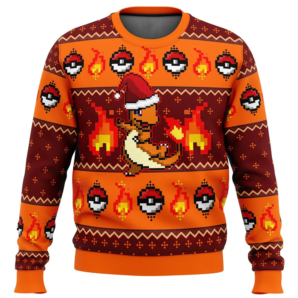 Christmas Pokemon Kawaii Charmander Sweater
