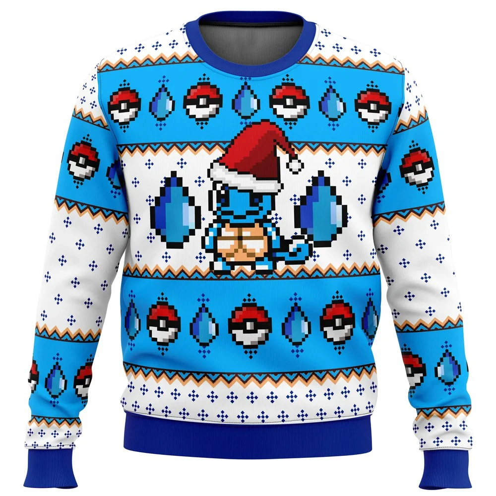 Christmas Pokemon Squirtle Kawaii Sweater