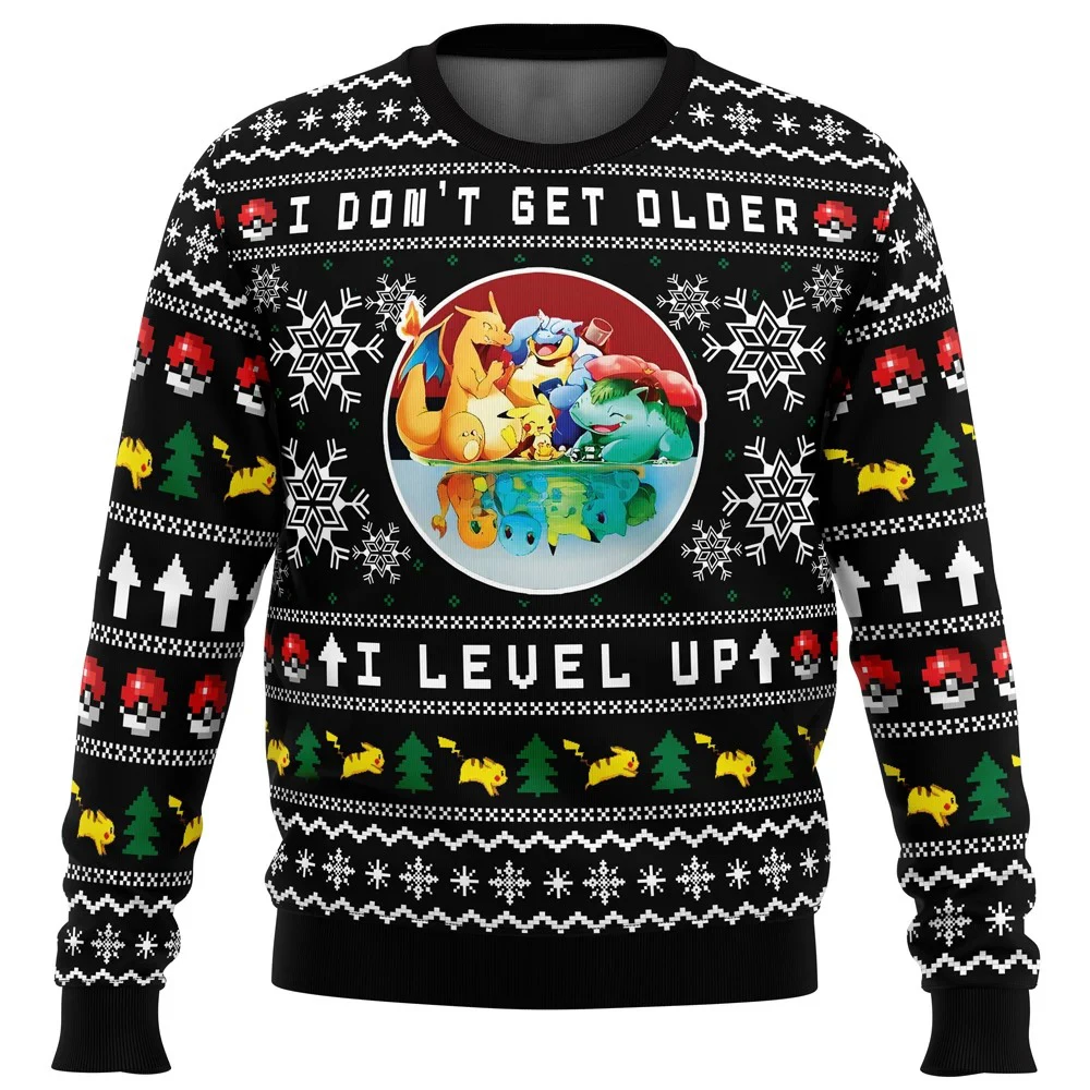 Christmas Kawaii Pokemon Character Sweater