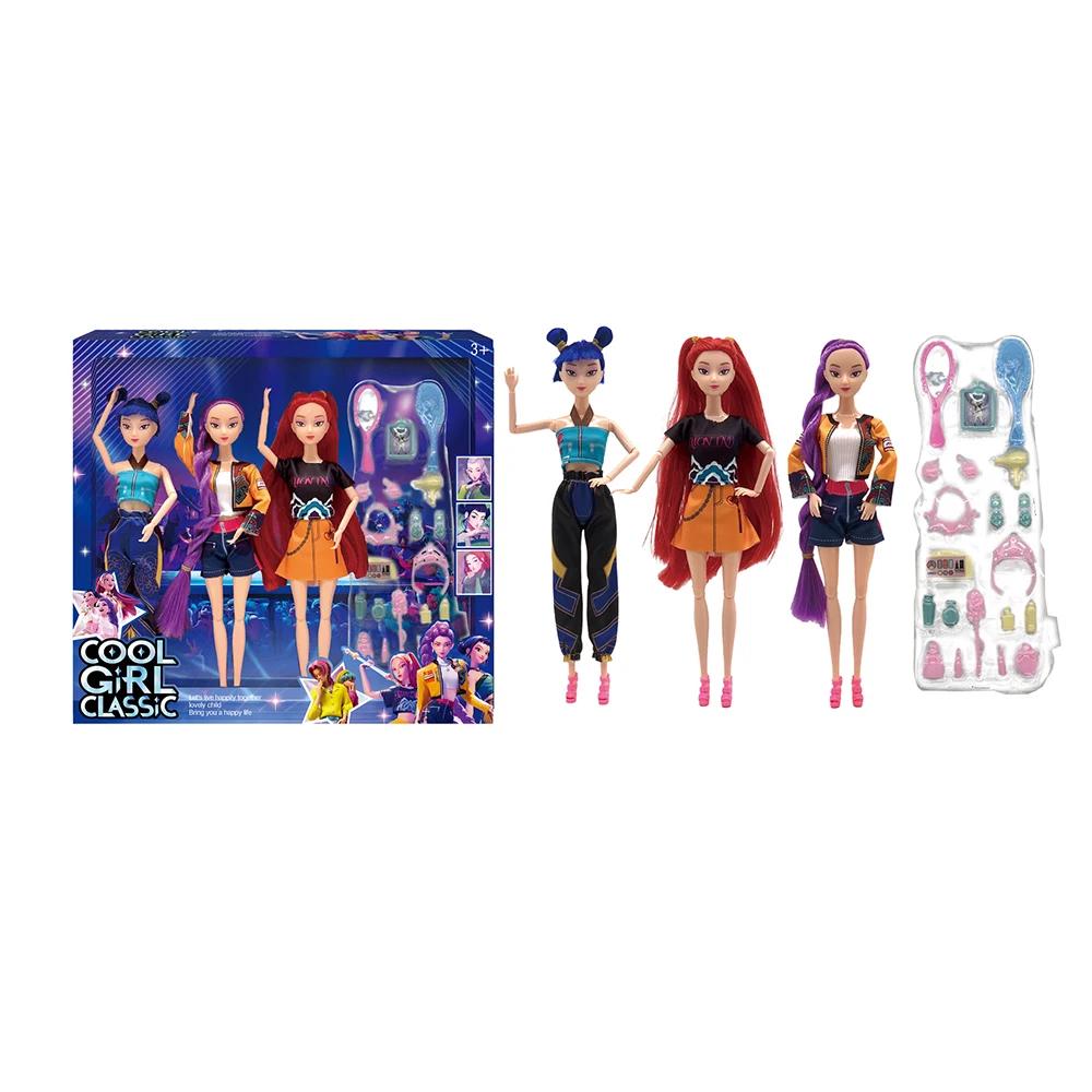 Kawaii KPop Demon Hunters Action Figure Cosmetics For Toy