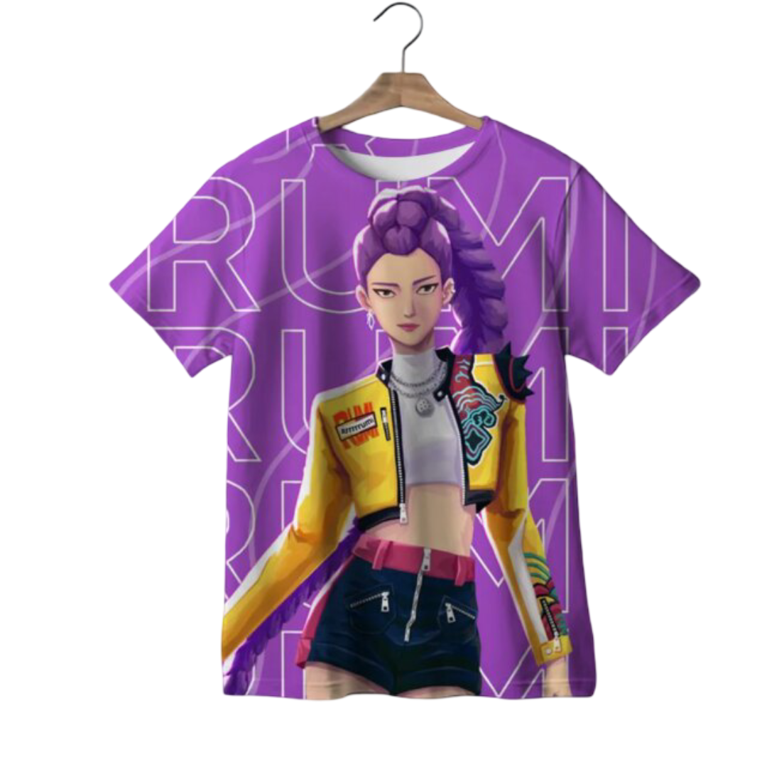 Anime KPop Demon Hunters Kawaii Rumi T-Shirt