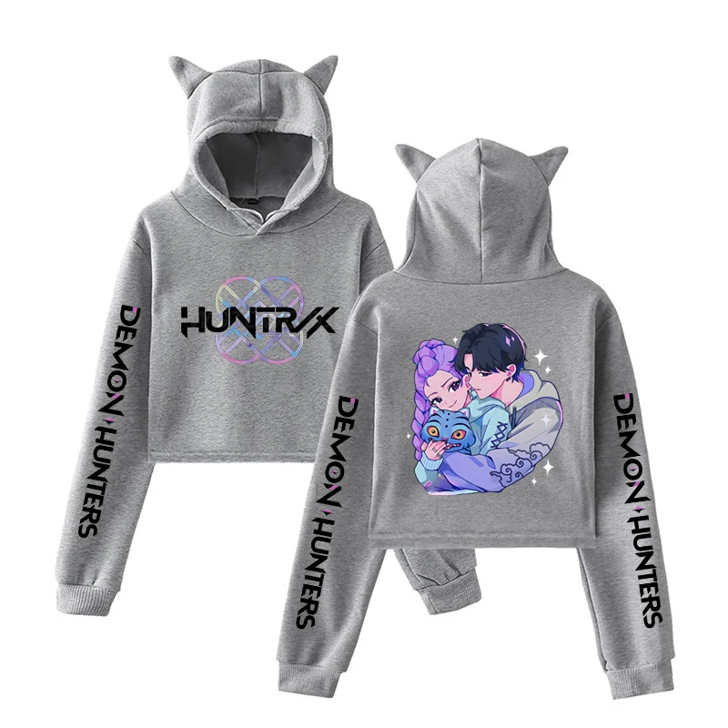 Kawaii KPop Demon Hunters Character Hoodie With Ears